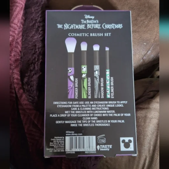 🍁Nightmare Before Christmas Cosmetic Brush Set - Picture 2 of 2